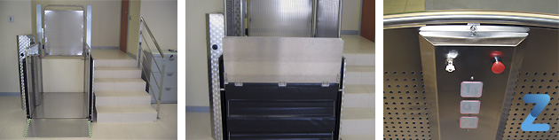 Salvaescaleras vertical Silver